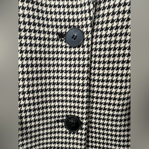 NWT Zara Structured Oversized Houndstooth Blazer (XS) - Picture 5 of 6